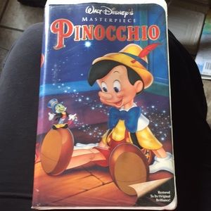Walt Disney Pinocchio Rare VHS tape